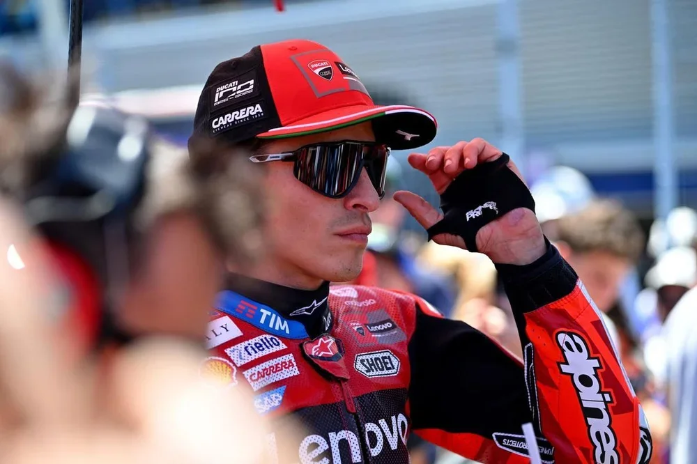 26/04/2026 MARQUEZ Marc (spa), Ducati Lenovo Team, Ducati Desmosedici GP26, portrait during the 2026 ESTRELLA GALICIA 0,0 Grans Prix of Spain on Circuit of Jerez - Ángel Nieto from April 24 to 26, 2026 in Jerez, Spain - Photo Studio Milagro / DPPI DEPORTES GIGI SOLDANO / DPPI Media / AFP7 / Europa Press