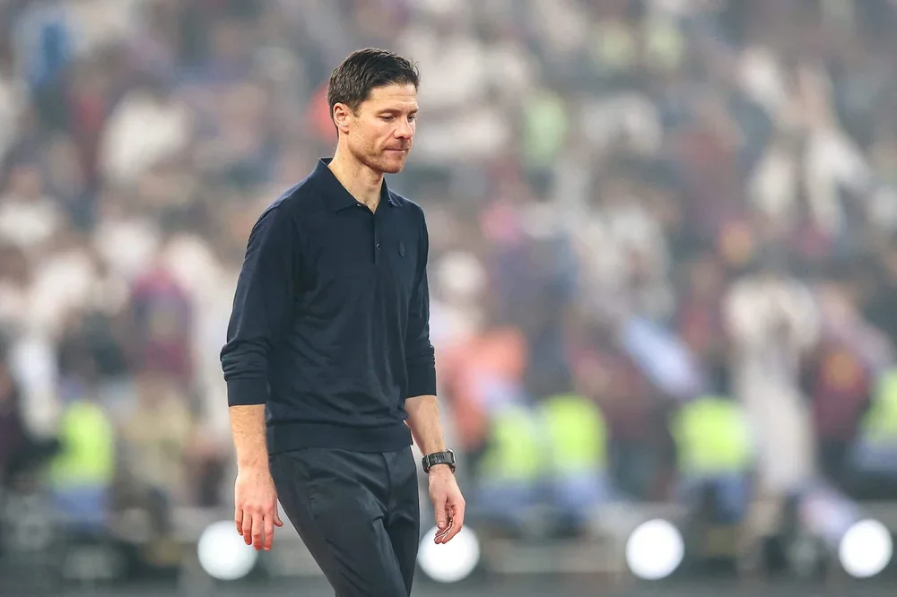 Alonso after defeat by Barcelona in the Supercopa de Espana final, his last game in charge